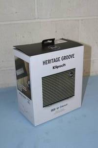 lot 125 image: Klipsch Heritage Groove High End Wireless Portable Bluetooth Speaker