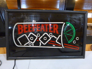 Beefeater Lighted Bar Sign