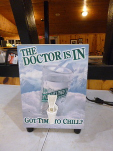 Dr. McGillicuddys Cold Liquor Dispenser