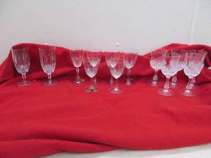 cyrstal drinking glasses