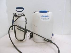 Backpack sprayer, sprayer