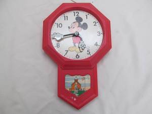 Vintage mickey mouse wall clock