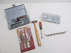 Variety of tools, springs