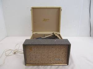 Dual speaker turn table