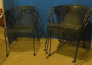 Finkel cast iron patio set