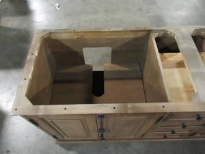 lot 111 image: Home Decorators Collection Clinton 70.5 in. W Double Vanity in Almond Latte 9785100810