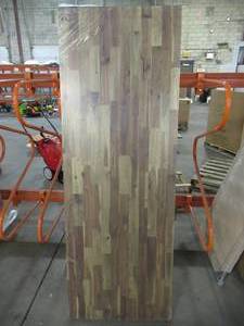lot 602 image: Interbuild 6 ft. L x 2 ft. 1.5 in. D x 1 in. T Butcher Block Countertop in Brown Stained Acacia 122117