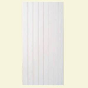 lot 316 image: (5 Cases) of Marlite Supreme Wainscot 14 in. x 16 in. x 32 in. Unfinished HDF Basswood Tongue and Groove Wainscot Bead Board Panels (5 Panels Total)