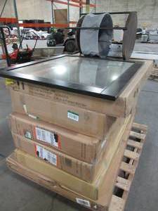lot 214 image: WHOLESALE MIXED PALLET OF MISCELLANEOUS FURNITURE, MEDICINE CABINETS AND MORE