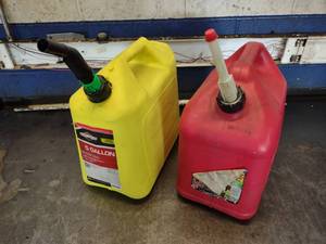 lot 89 image: (2) 5 Gallon Fuel Cans...
