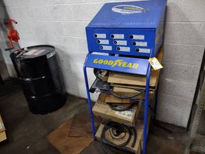 lot 103 image: Goodyear Dispenser Stand with Assor...
