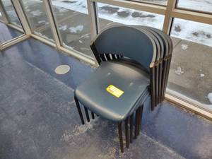lot 133 image: (6) Stack Chairs...