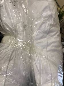 lot 36 image: Down-Free Soft Density Down Alternative Pillow 2-Pack, PO57-K-WHITE, NEW