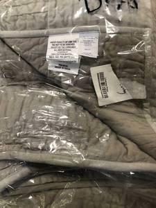 lot 51 image: Bennett Stone Geometric Cotton Blend Patchwork Queen Quilt,50493Q-Q-STONE, NEW