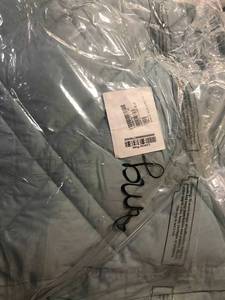 lot 80 image: PrimaLoft Deluxe Cloud Blue Down Alternative King Classic Blanket, KN99-K-CLOUD-BLUE, NEW