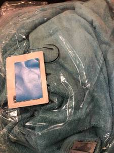 lot 83 image: Cotton Adult SmallMedium Lagoon Bath Robe, RK34-SM-LAGOON, NEW