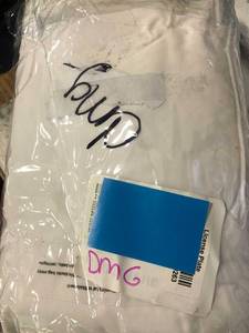 lot 88 image: Cotton White Solid Percale Queen Duvet Cover, DS72-Q-WHITE, NEW