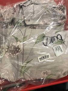 lot 98 image: Splatter 300-Thread Count Organic Cotton Percale Queen Duvet Cover, 50432D-Q-MULTI, NEW