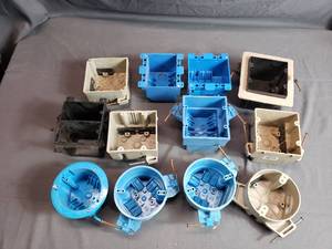 lot 10 image: Plastic Electrical Boxes