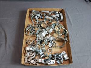 lot 14 image: Conduit Straps and Clamps
