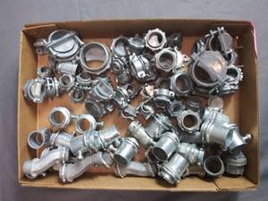 lot 19 image: Metal Conduit Connectors and Clamps