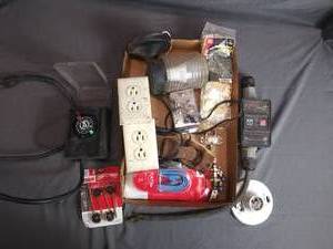 lot 38 image: Outlets, Timers, Cable Connectors
