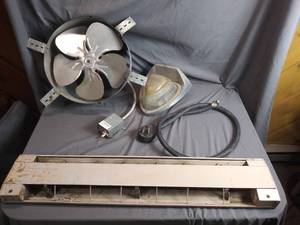 lot 52 image: Fan, Light, Electric Register