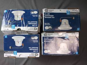 lot 61 image: 4 LED Recessed Lights