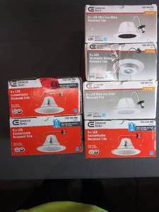 lot 62 image: Lot of 6, 6 Recessed Lights