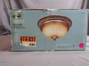 lot 63 image: Flush Mount Light Fixture