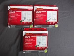 lot 70 image: 3 Packages of Patio Door Plastic
