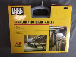 lot 73 image: Pneumatic Brad Nailer, New In Box