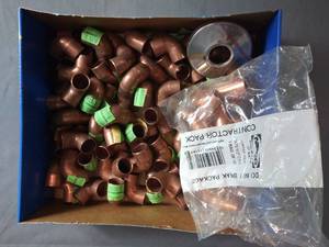lot 97 image: Lot  of Copper Elbows