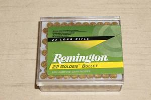lot 21 image: Remington .22 LR Golden Bullet Ammunition