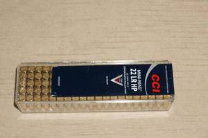 lot 15 image: 100 Rounds - CCI Mini-Mag .22 LR HP Ammunition
