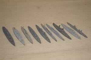 lot 70 image: WWII Era Ship Recognition Models 11200 Scale