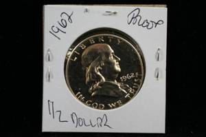 lot 75 image: 1962-P Franklin Half Dollar - Appears Proof