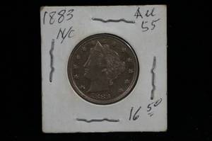 lot 80 image: 1883 No Cents Liberty Nickel