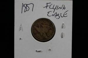 lot 85 image: 1857 Flying Eagle Cent