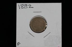 lot 88 image: 1882 3 Cent Piece