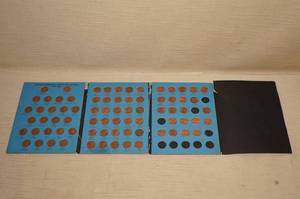 lot 116 image: Lincoln Memorial Penny Folder with Coins