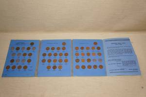 lot 120 image: Canadian Small Cent Folder with Coins