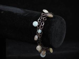 lot 157 image: Sterling Silver Bracelet with Stone Accents