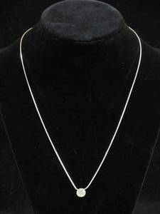 lot 165 image: Sterling Silver Slider Pendant with Chain