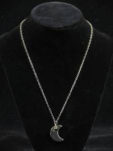 lot 168 image: Sterling Silver Chain with Moon Pendant