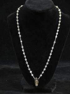 lot 170 image: Rosary Chain with Sterling Silver Pendant