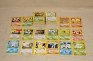 lot 203 image: Early Red Number Pokemon Cards