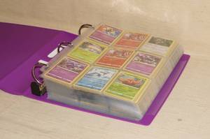 lot 201 image: Binder of Pokemon Rares and Holo Cards - Over 500 Cards