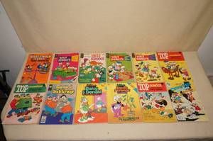 lot 222 image: Vintage Walt Disney Comics - Scrooge, Mickey