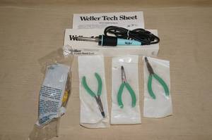 lot 253 image: Weller Soldering Iron, Pliers